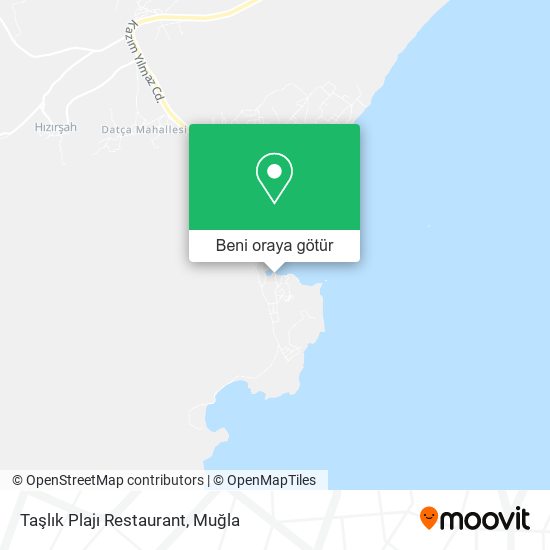 Taşlık Plajı Restaurant harita
