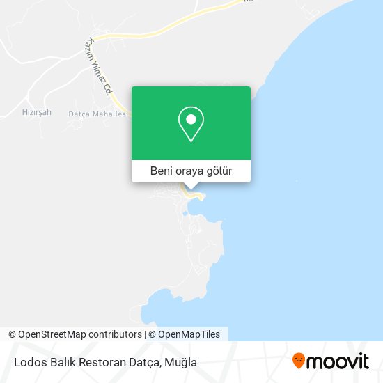Lodos Balık Restoran Datça harita