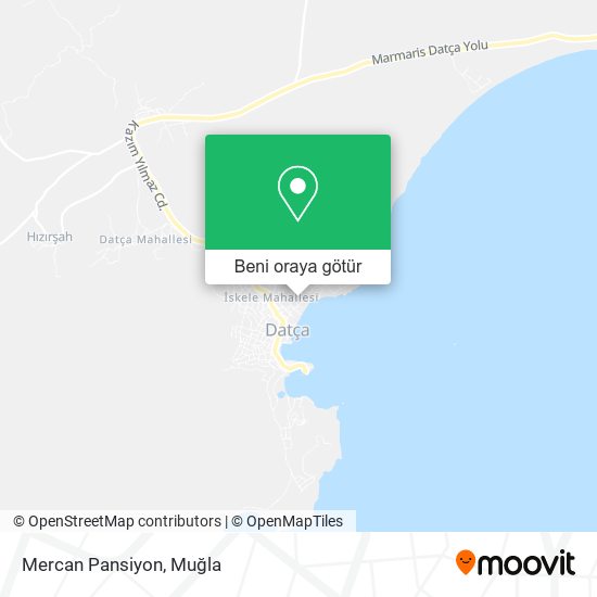 Mercan Pansiyon harita