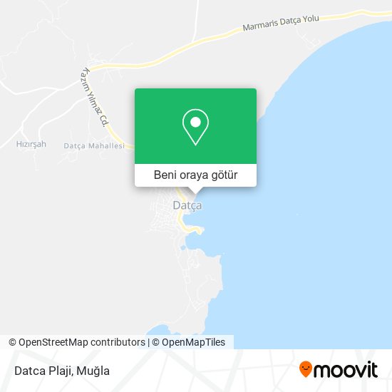 Datca Plaji harita