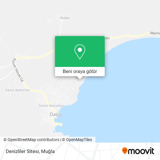 Denizliler Sitesi harita