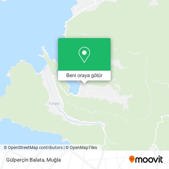 Gülperçin Balata harita