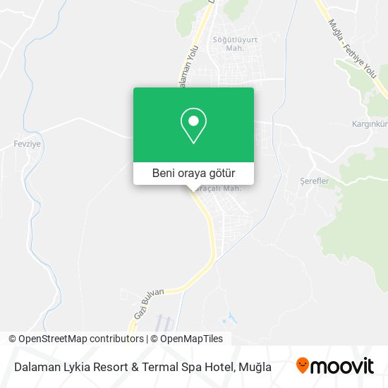 Dalaman Lykia Resort & Termal Spa Hotel harita