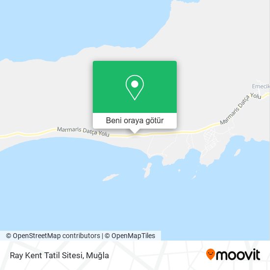 Ray Kent Tatil Sitesi harita
