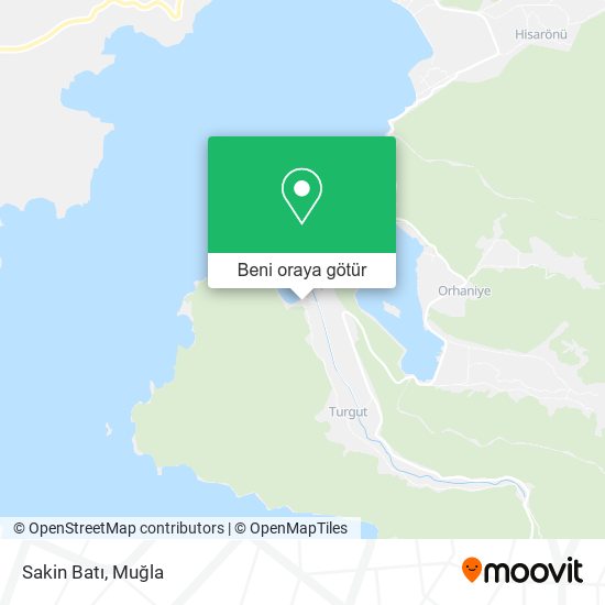 Sakin Batı harita
