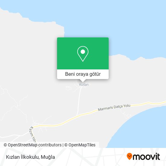 Kızlan İlkokulu harita
