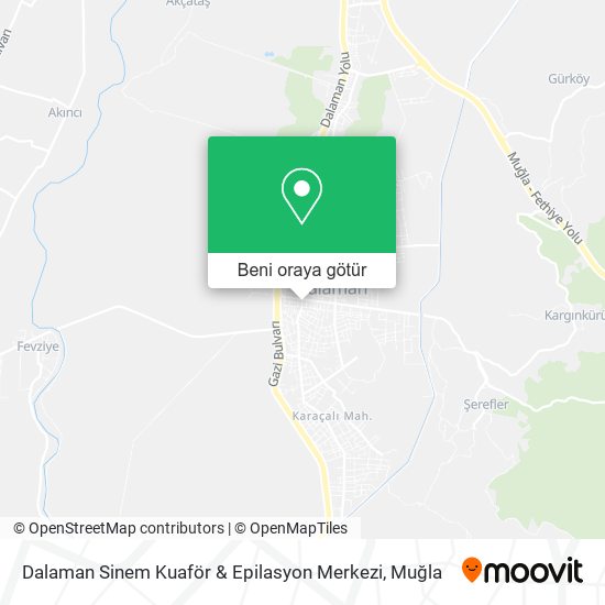 Dalaman Sinem Kuaför & Epilasyon Merkezi harita