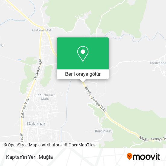 Kaptan'in Yeri harita