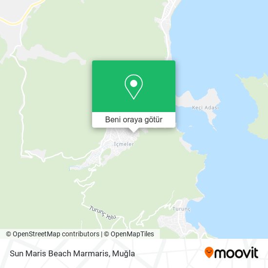 Sun Maris Beach Marmaris harita