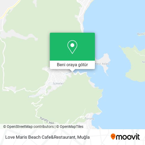 Love Maris Beach Cafe&Restaurant harita