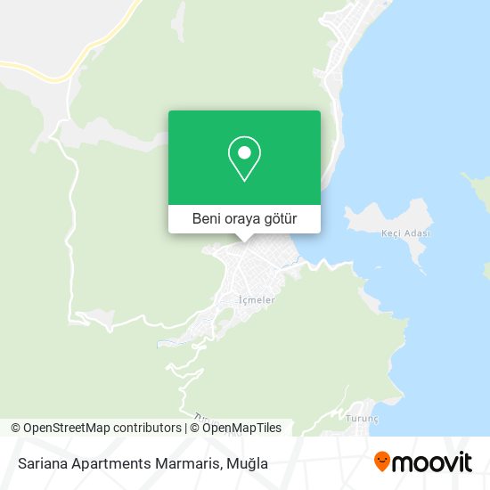 Sariana Apartments Marmaris harita
