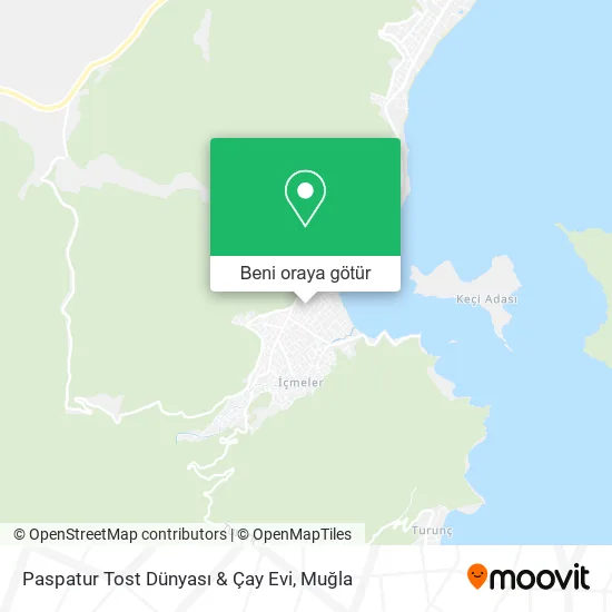 Paspatur Tost Dünyası & Çay Evi harita