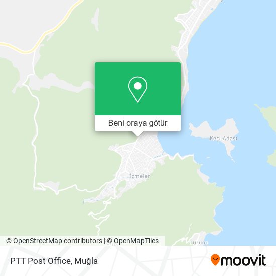PTT Post Office harita