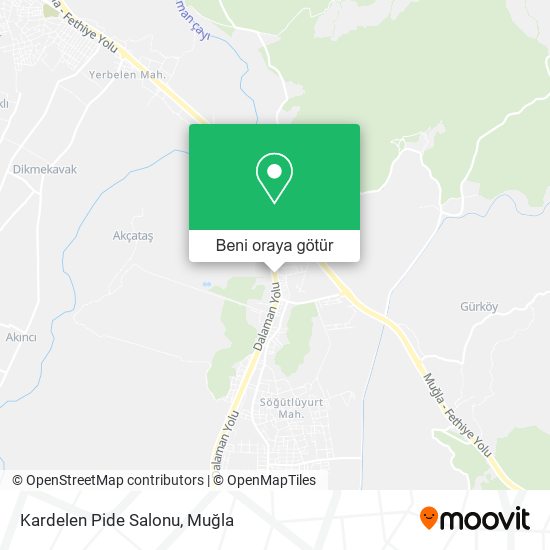 Kardelen Pide Salonu harita