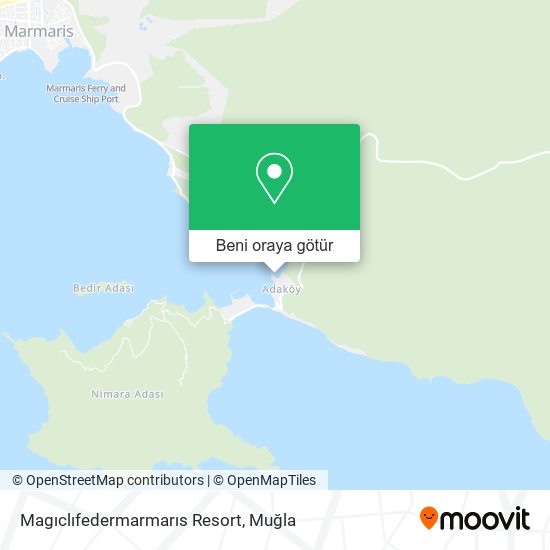 Magıclıfedermarmarıs Resort harita