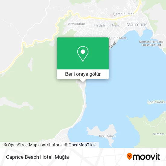Caprice Beach Hotel harita