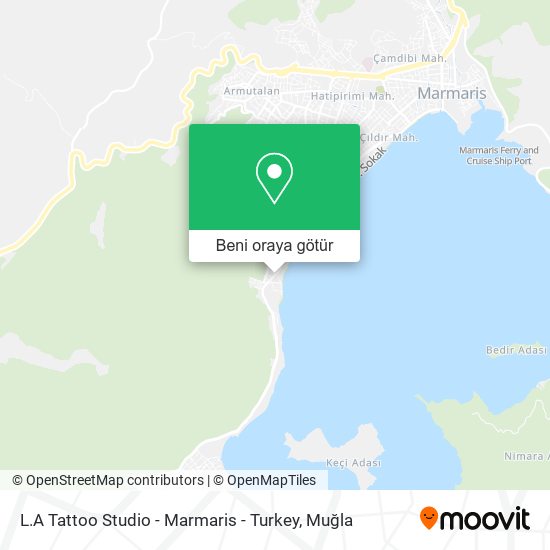 L.A Tattoo Studio - Marmaris - Turkey harita