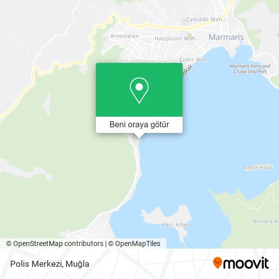 Polis Merkezi harita