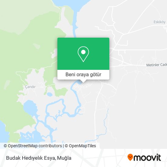 Budak Hedıyelık Esya harita