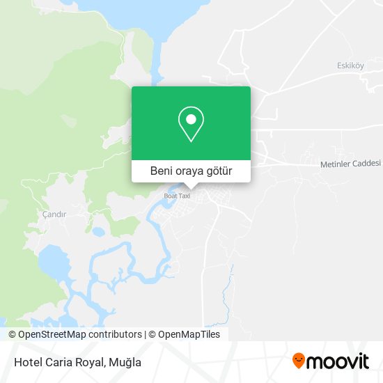 Hotel Caria Royal harita