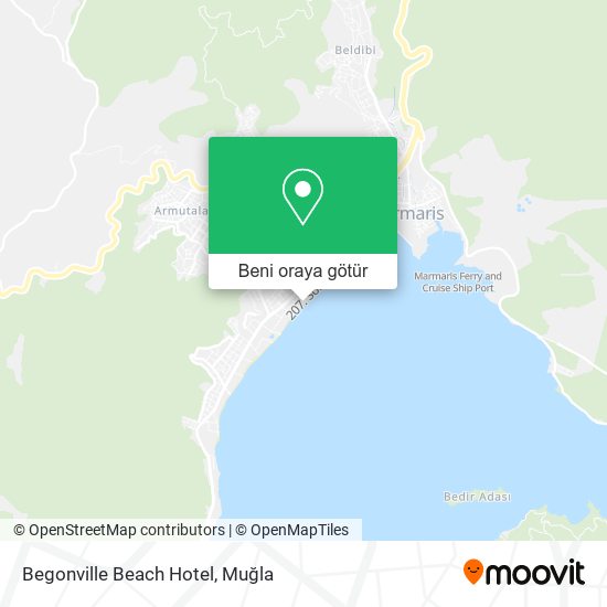 Begonville Beach Hotel harita