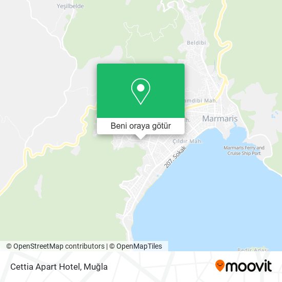 Cettia Apart Hotel harita