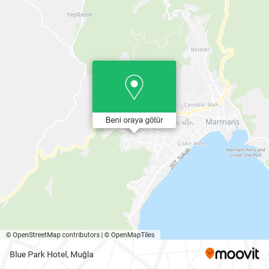 Blue Park Hotel harita