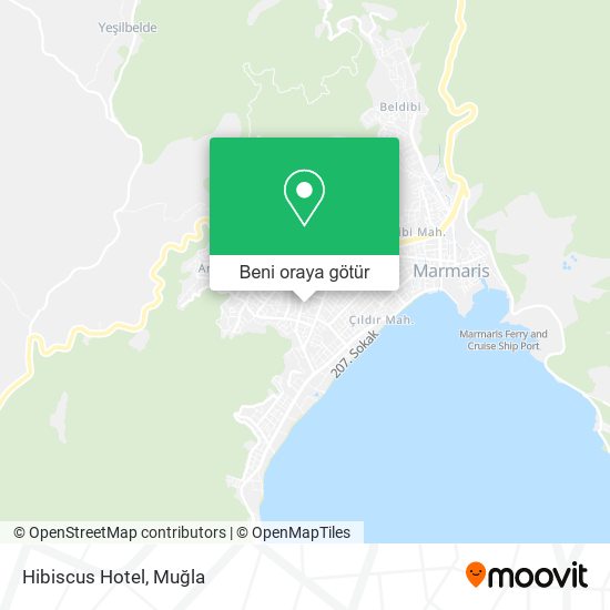 Hibiscus Hotel harita