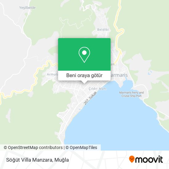 Söğüt Villa Manzara harita