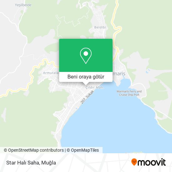 Star Halı Saha harita