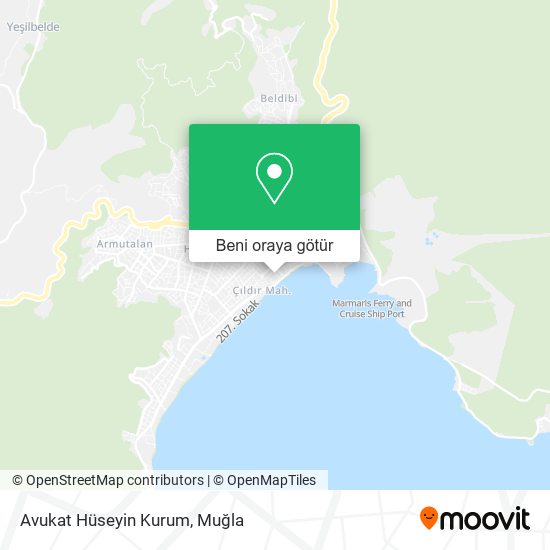 Avukat Hüseyin Kurum harita