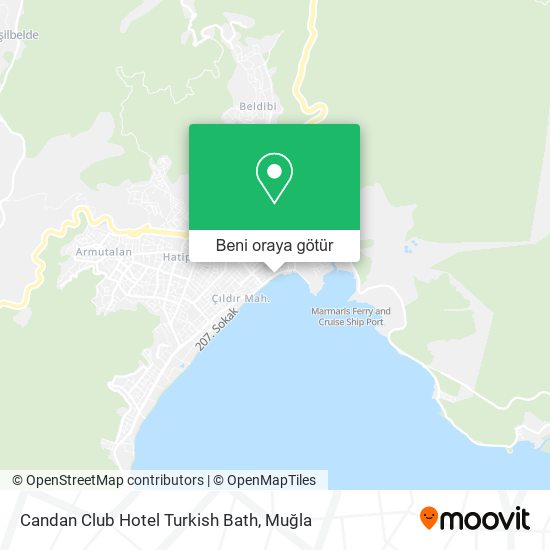 Candan Club Hotel Turkish Bath harita