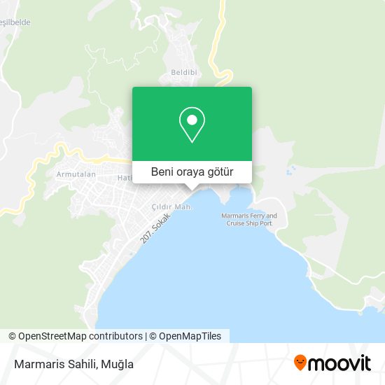 Marmaris Sahili harita