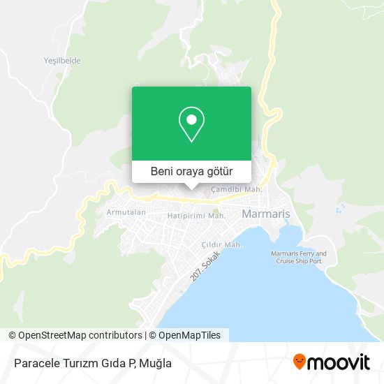 Paracele Turızm Gıda P harita