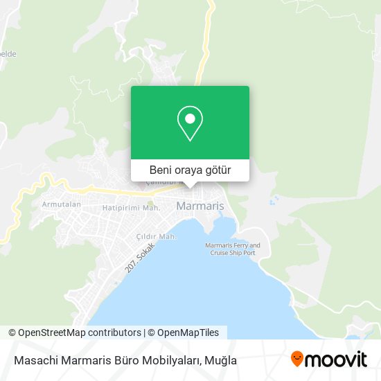 Masachi Marmaris Büro Mobilyaları harita