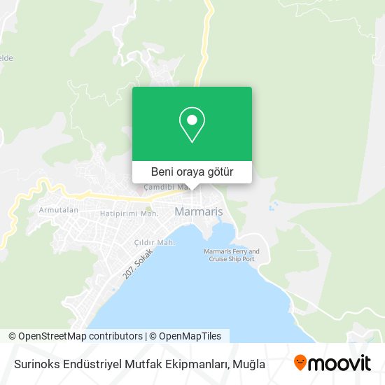 Surinoks Endüstriyel Mutfak Ekipmanları harita