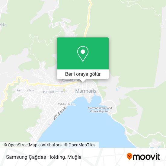 Samsung Çağdaş Holding harita