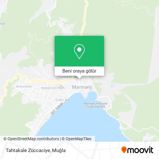 Tahtakale Züccaciye harita