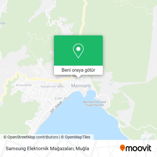 Samsung Elektornik Mağazaları harita