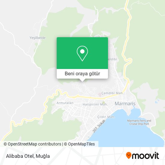 Alibaba Otel harita
