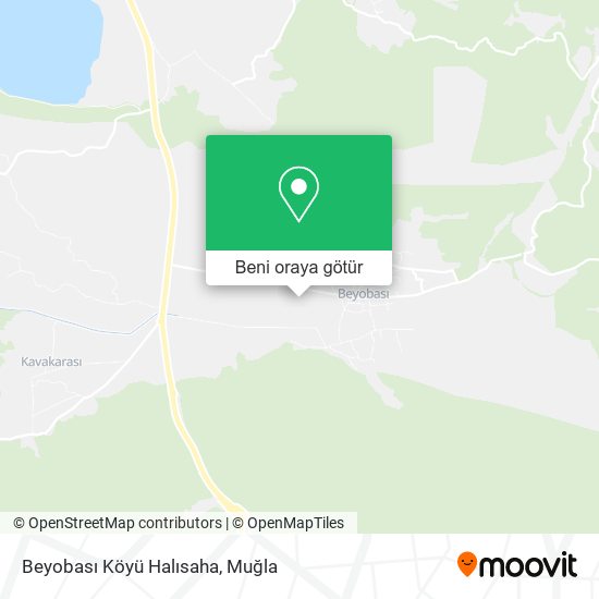Beyobası Köyü Halısaha harita