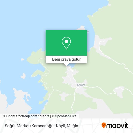 Söğüt Market/Karacasöğüt Köyü harita
