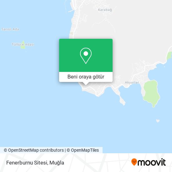 Fenerburnu Sitesi harita