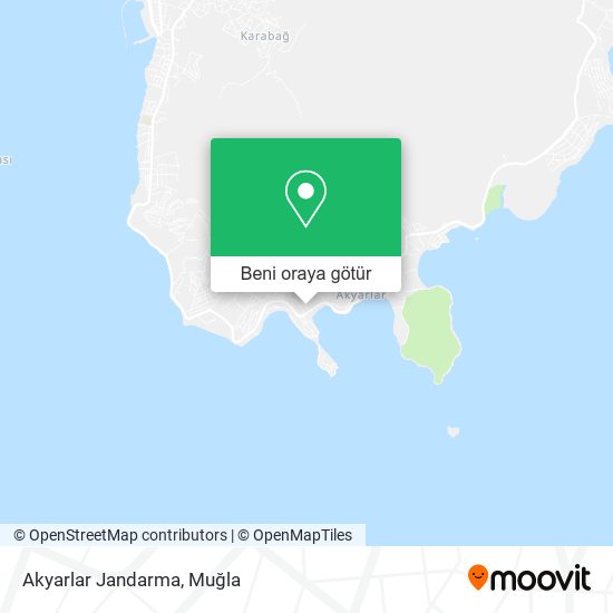 Akyarlar Jandarma harita