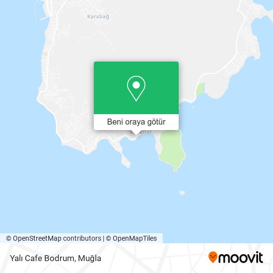 Yalı Cafe Bodrum harita
