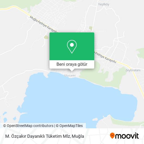 M. Özçakır Dayanıklı Tüketim Mlz harita