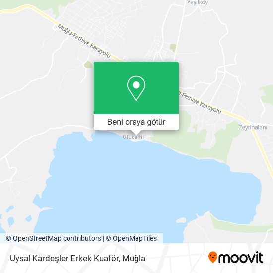 Uysal Kardeşler Erkek Kuaför harita