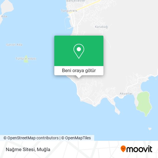 Nağme Sitesi harita