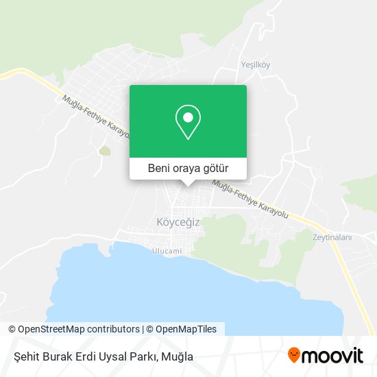 Şehit Burak Erdi Uysal Parkı harita
