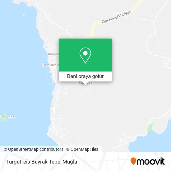 Turgutreis Bayrak Tepe harita